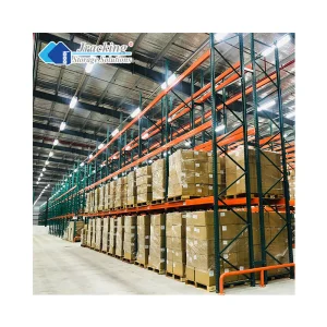 Jracking US Standard Steel Teardrop Pallet Racking for Warehouse Storage for Online Retail Distribution Centers