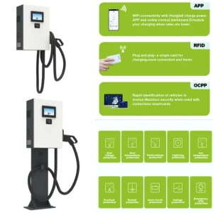 20kw/30kw Factory Price Wall Mounted DC EV Charging Stations Equipment