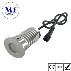 16yrs Manufacture 3years Warranty IP67 Pool Landscape Outdoor Waterproof Aluminum+Stainless Steel 1 2 3W Buried Ground Inground DC12-24V LED Underground Light