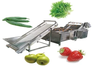 Máquina de Lavar Frutas e Legumes com Bolhas de Ar