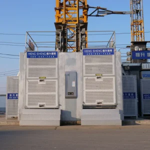 High-Performance Construction Site Elevator 0-50 M/Min Sc200/200 2 Ton Lifting Equipment Stable and Secure