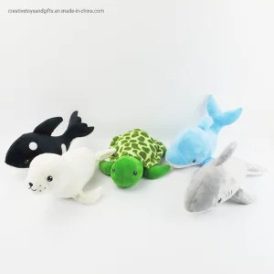 Recycle Eco-Friendly Ocean Animals Sustainable RPET Green Environment Stuffed Sea Animal Toy