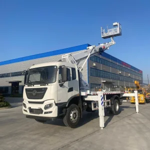 Dongfeng 28 30 32 34 36 38 Meters High Altitude Aerial Working Platform Insulated Bucket Truck Telescopic Arm Manned Lift Aerial Work Vehicle