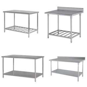 Fabricante OEM 30"&times; 72" Estaciones de Trabajo de Acero Inoxidable para Cocina Comercial