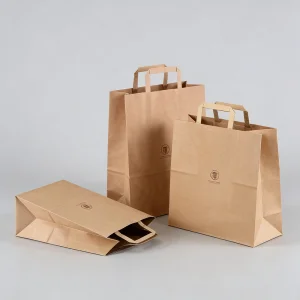 Custom Logo Fast Food Takeaway Packaging Bag