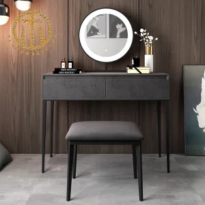 European Modern Minimalist Dresser with Light Mirror Furniture for Bedroom