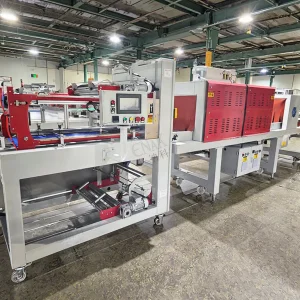 Automatic PE Film Heat Shrink Tunnel Sleeve Wrapping Packing Machine for Cans