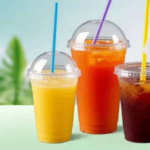 High-Quality Clear PET bubble tea cup
