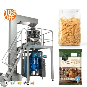 Máquina de Embalagem de Pesagem Automática de Noodles Industriais para Pacotes de Pasta
