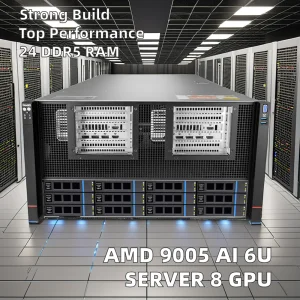 AMD EPYC DDR5 8 GPU AI Server