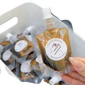Ideal Brand Enhancement Packaging Customizable Spout Pouches