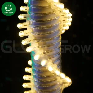 Wire Transparent Color Warm White LED Clip Light for Commercial Event Holiday Tree Christmas Xmas Decoration