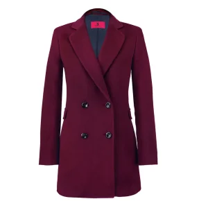 Elegant Double Breasted Wool Women Coat Custom Factory for Workdays Wear