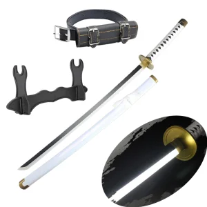41 Inches One Piece LED Roronoa Zoro Sword Wado Ichimonji Cosplay Props Anime Samurai Swords Japanese Katana