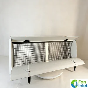 Dustproof Wall-Mounted Single-Open Adjustable Sidewall Window for Pig Farm