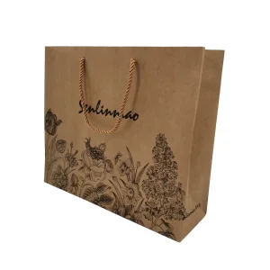 Bolsas de Papel de Luxo Lipack Boutique para Compras de Roupas, Embalagens de Papel Personalizadas para Loja de Roupas