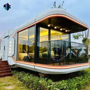 Steel-Structured Smart Space Cabin Houses for Office or Modular Living