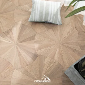 Modern Hardwood Flooring with Click Lock System for Easy Installation