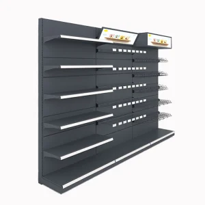 China Supermarket Gondola Shelving for Sale Advertising Display