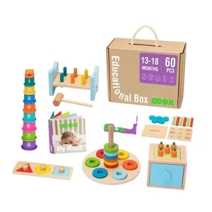 Montessori 3 in 1 Wooden Toy Set