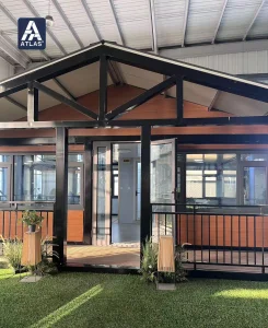 ATLAS Luxury Expandable Container Home 20Ft 40Ft Australia Standard Flat Pack Prefabricated Villa Glass Wall Mall/Warehouse