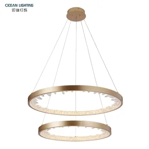 Modern Aluminum Iron Acrylic Pendant Light Indoor Decorative Pendant Lighting for Home Hotel