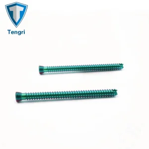 Stainless Steel Headless Cannulated Screws Orthopedic Implants Titanium Orthopedic Screw