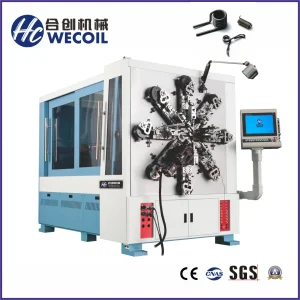 HCT-1245WZ 12 آلة تشكيل النوابض للسيارات بدون محور CNC