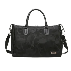 Bolso de viaje grande para mujeres, camuflaje, bolso de mano para hombres, maleta de viaje de corta distancia