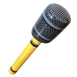 Brinquedos Promocionais Personalizados para Crianças Microfone Inflável Guitarra de Plástico PVC Brinquedos Infláveis