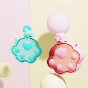 Adorable Kids Children Cute Bear Paws Shape Design Water Bottle