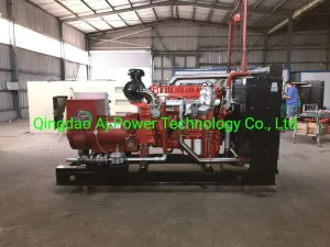 وظيفة تسخين زيت المحرك المساعد 250kw مجموعة مولدات الغاز الطبيعي يوتشاي بالغاز الحيوي CNG