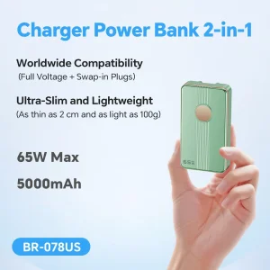65W شاحن غاليوم نيتريد محمول 5000mAh