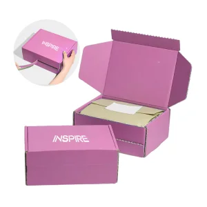 Factory Direct Grade Self Seal Recycled Corrugated Cardboard Boxes for Shipping Printed Mailer Cartons with Adhesive Tear Strips