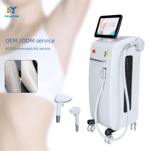 808nm Diode Laser Hair Removal Device with Water + Semiconductor Cooling
