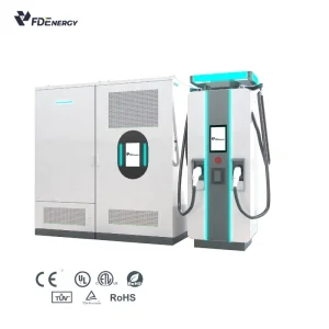 Industrial Solar Energy Storage 125kW Power Cabinet 261kWh Battery Cabinet DC Fast Charger Smart EMS Management