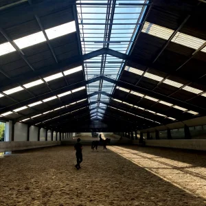 Prefabricated Steel Structure Building Big Span Without Middle Column Metal Frame Indoor Horse Riding Arena