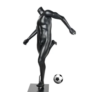 Good Quality Headless Male Football Mannequin Football Player Sportswear Display Dummy Sport Mannequin Soccer