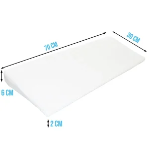 Waterproof Memory Foam Soft Wedge Pillow for 0-1 Years Old Babies Prevent Spitting Milk