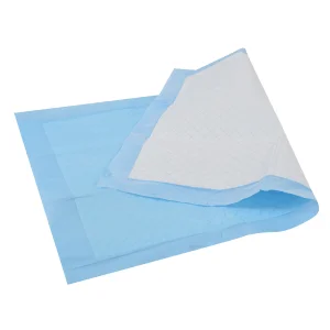 Super Absorbent Blue Disposable Incontinence Bed Pad