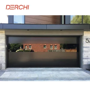 Aluminum Glass Garage Door 9*8' or 8X7' or 16*8' Full View Tempered Glass Garage Doors
