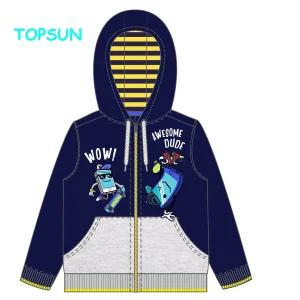 Chaqueta de felpa con cremallera