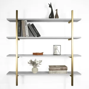 New Aluminum Wall Shelf Dly Display Book Racks Hanging Floating Shelves for Living Room
