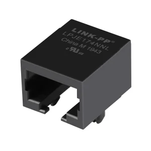 TS6P6C-PCB-U Unshielded Tab Down Without LEDs 1X1 Port RJ45 Modular Jack