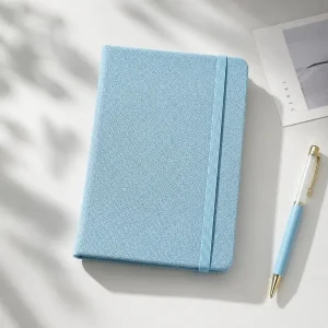 Custom Fabric Hardcover Notebook with Logo