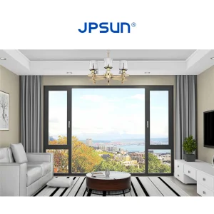 Double Glazing Aluminum Alloy Window and Door Soundproof Popular Style for House