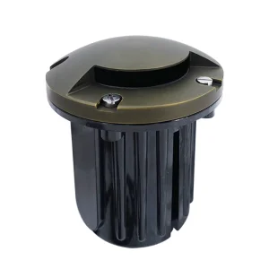 LT2204A IP65 Waterproof LED MR16 PVC&amp;Solid Brass Antique Bronze Underground In-ground Lights Landscape Garden Lighting Fixtures