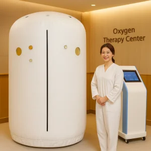 Supero Customized Household Vertical Hyperbaric Oxygen Chamber Convenient 2-3 Person for Health Care Exercise Recovery Postoperative