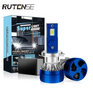 RUTENSE Automotive Accessories Headlight C8 H4 H7 Headlamp