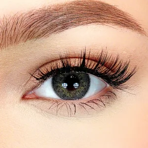Mist Gray Dark Colour Soft Eye Lenses for Women Fashion Style Natural Lens Grey Contacts